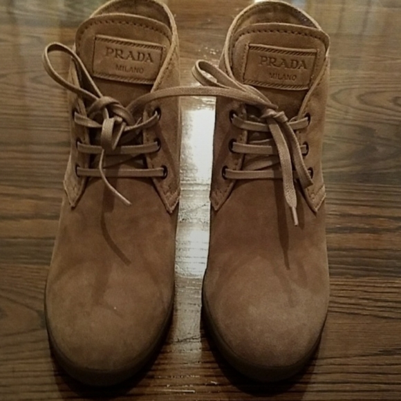 Prada desert wedge booties - Picture 2 of 4